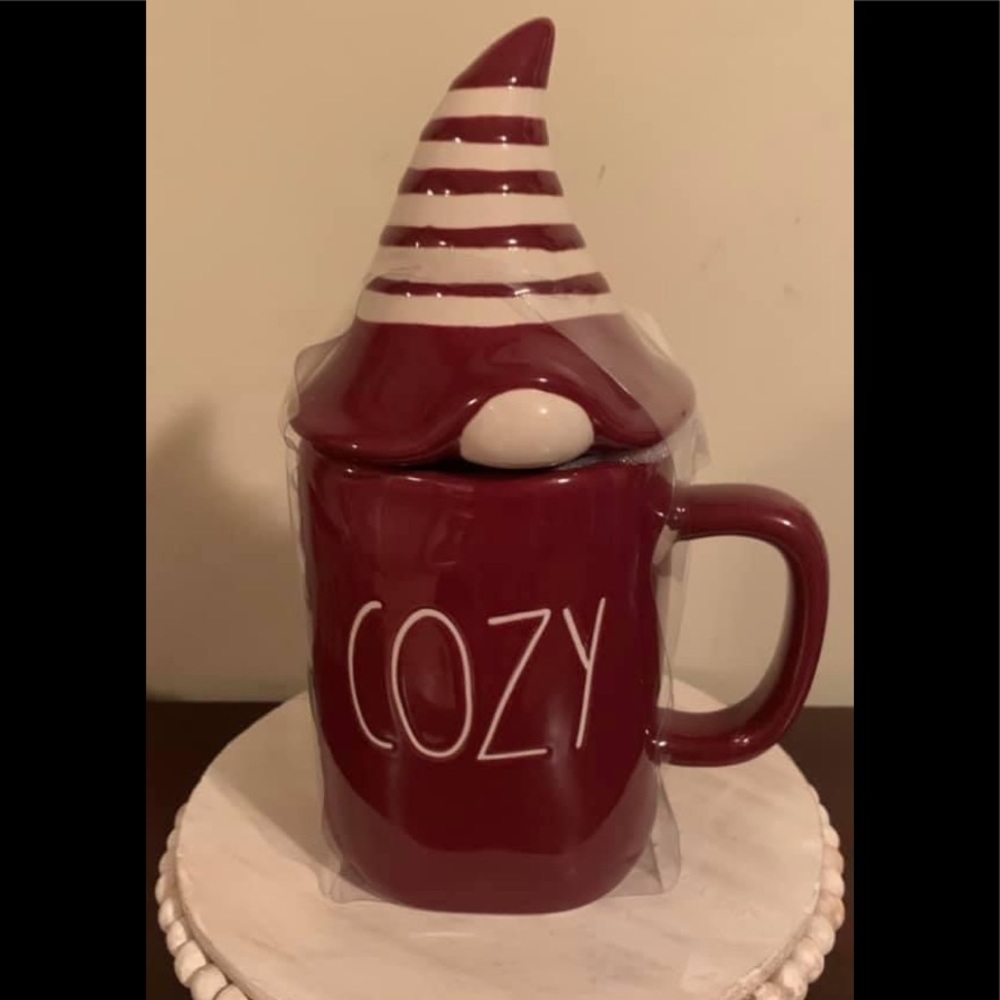 Rae Dunn COZY Topper Mug